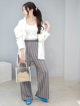 miniaさん（レディース・160cm）の夏コーディネート