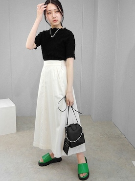 miniaさん（レディース・160cm）の夏コーディネート