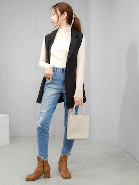 miniaさん（レディース・160cm）の秋コーディネート