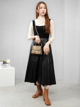 miniaさん（レディース・160cm）の秋コーディネート