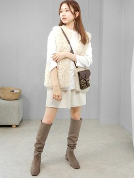 miniaさん（レディース・160cm）の秋コーディネート