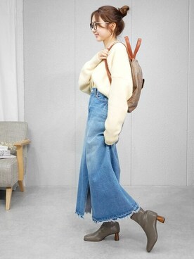 miniaさん（レディース・160cm）の秋コーディネート