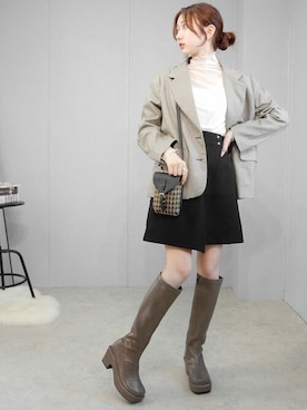 miniaさん（レディース・160cm）の秋コーディネート