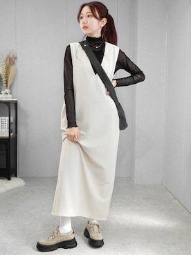 miniaさん（レディース・160cm）の秋コーディネート