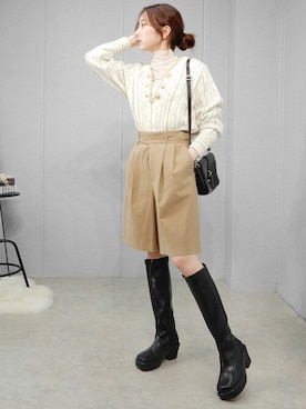 miniaさん（レディース・158cm）の秋コーディネート