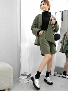 「minia（ミニア）のアイテム（アクセサリー）」を使った、miniaさん（レディース・158cm）の冬コーディネート