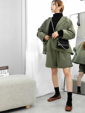 「minia（ミニア）のアイテム（アクセサリー）」を使った、miniaさん（レディース・158cm）の冬コーディネート