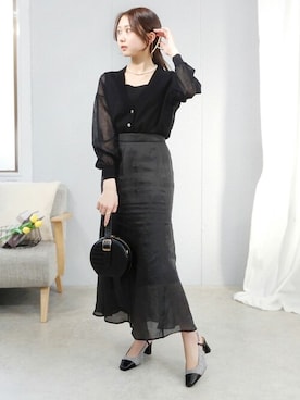 「minia（ミニア）のアイテム（アクセサリー）」を使った、miniaさん（レディース・158cm）の冬コーディネート