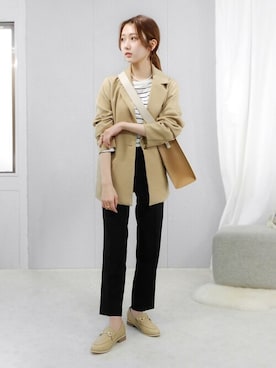 「minia（ミニア）のアイテム（アクセサリー）」を使った、miniaさん（レディース・158cm）の冬コーディネート