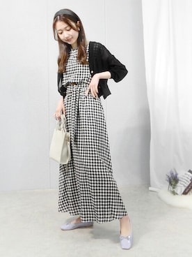 「minia（ミニア）のアイテム（アクセサリー）」を使った、miniaさん（レディース・158cm）の冬コーディネート