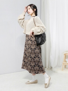 miniaさん（レディース・158cm）の冬コーディネート