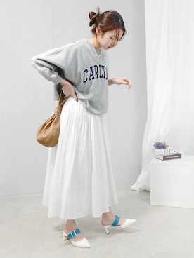 「minia（ミニア）のアイテム（アクセサリー）」を使った、miniaさん（レディース・158cm）の冬コーディネート