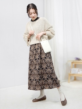 「minia（ミニア）のアイテム（アクセサリー）」を使った、miniaさん（レディース・158cm）の春コーディネート