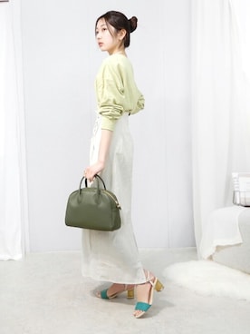 「minia（ミニア）のアイテム（アクセサリー）」を使った、miniaさん（レディース・158cm）の春コーディネート