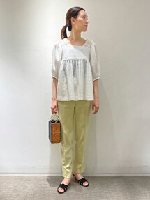 Ballsey - トゥモローランド ボールジィ ジャガードシャーリングパフスリーブブラウス BALLSEY（ボールジィ）の「ジャカードシャーリング パフスリーブ