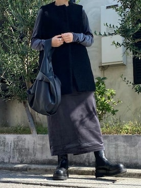 「チェルシーブーツ」｜amiami_officialさん（レディース・157cm）の秋コーディネート