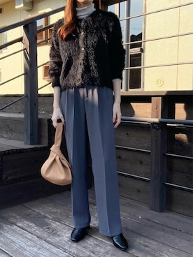 amiami_officialさん（レディース・167cm）の冬コーディネート