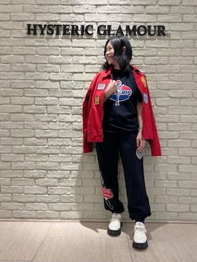「ワッペン」｜「アイテム（ジャケット/アウター）」を使った、SUZUKIさん（レディース・150cm）の春コーディネート