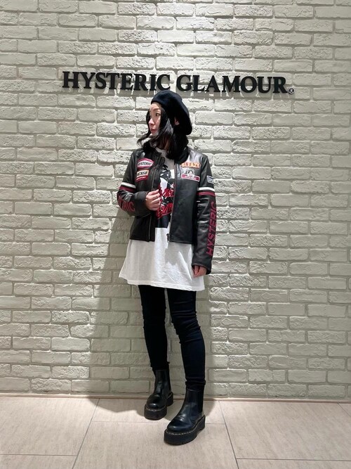 Hysteric Glamour  leather ハンチング Hysteric Glamour leather ハンチング