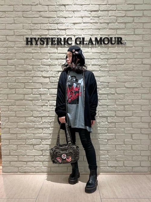 Hysteric Glamour  leather ハンチング Hysteric Glamour leather ハンチング