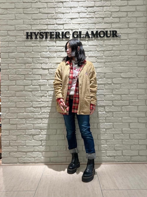 定価3.9万　ヒステリックグラマー　ワッペン　EVIL ANGEL カーディガン SPEAK NO EVILワッペン カーディガン|HYSTERIC GLAMOUR MEN | HYSTERIC