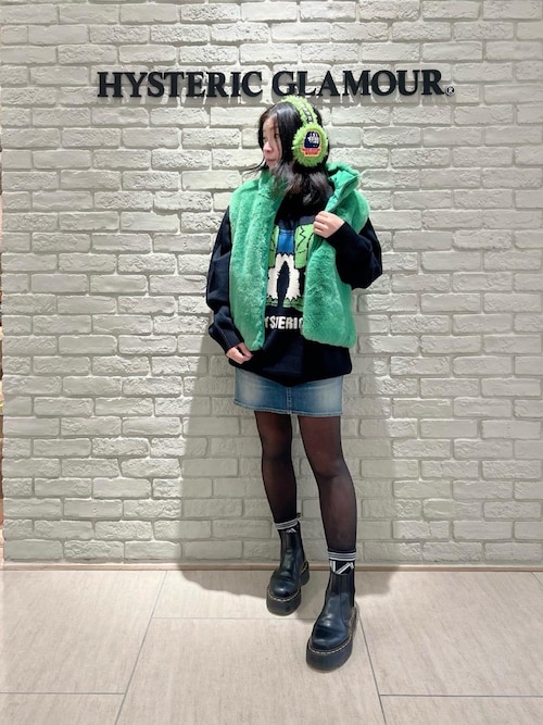 HYSTERIC INC リバーシブルファーベスト（ベスト）｜HYSTERIC GLAMOUR