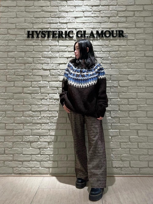 HYSTERIC GLAMOUR♥️CIRCLE GIRL♥️ワイドパンツ ワイドパンツ|HYSTERIC GLAMOUR WOMEN | HYSTERIC GLAMOUR