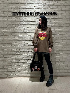 「バッグ」｜「アイテム（ハンチング/ベレー帽）」を使った、SUZUKIさん（レディース・150cm）の冬コーディネート