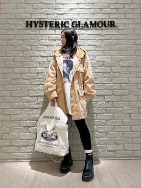 「トートバック」｜「アイテム（ジャケット/アウター）」を使った、SUZUKIさん（レディース・150cm）の冬コーディネート