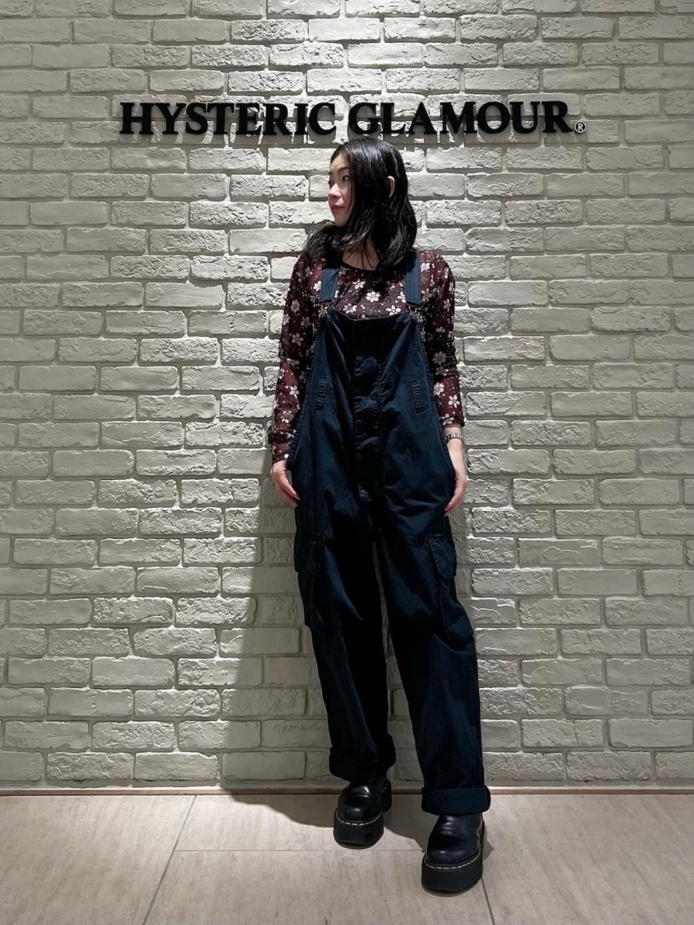 HYSTERIC GLAMOUR WOMEN プラケットオーバーオール HYSTERIC GLAMOUR（ヒステリックグラマー）の「プラケット