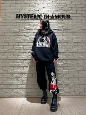 HYSTERIC GLAMOURのパーカーを使った「セットアップ」の人気