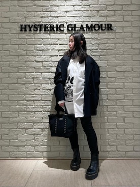 「HYSTERIC GLAMOUR（ヒステリックグラマー）のアイテム（その他アウター）」を使った、SUZUKIさん（レディース・150cm）の冬コーディネート