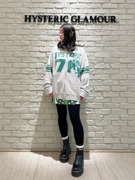 「HYSTERIC GLAMOUR（ヒステリックグラマー）のアイテム（その他アウター）」を使った、SUZUKIさん（レディース・150cm）の冬コーディネート