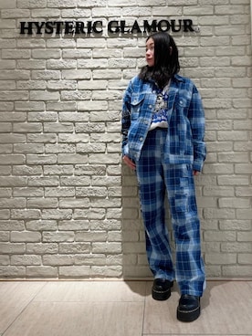 「HYSTERIC GLAMOUR（ヒステリックグラマー）のアイテム（その他アウター）」を使った、SUZUKIさん（レディース・150cm）の冬コーディネート