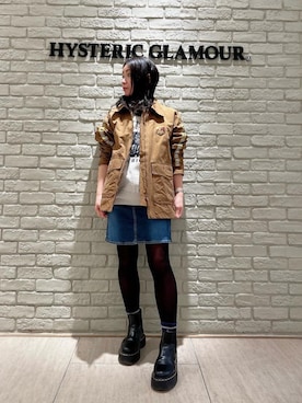 「ワーク」｜「アイテム（ジャケット/アウター）」を使った、SUZUKIさん（レディース・150cm）の冬コーディネート