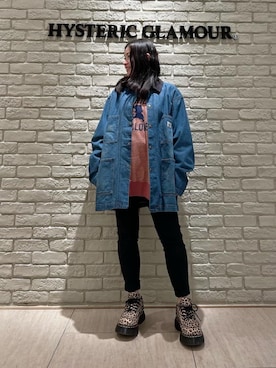 「スキニー」｜「アイテム（ジャケット/アウター）」を使った、SUZUKIさん（レディース・150cm）の春コーディネート