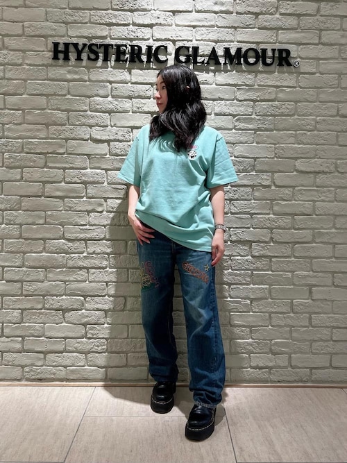 【HYSTERIC GLAMOUR】FREAK OUT刺繍 Tシャツ FREAK OUT刺繍 Tシャツ|HYSTERIC GLAMOUR MEN | HYSTERIC