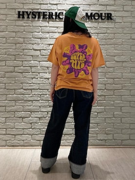 「リジットデニム」｜SUZUKIさん（レディース・150cm）の夏コーディネート