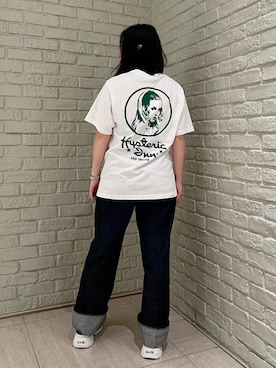 「バックプリント」｜SUZUKIさん（レディース・150cm）の夏コーディネート