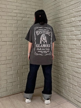 「バックプリント」｜SUZUKIさん（レディース・150cm）の夏コーディネート