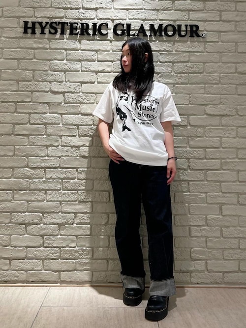 即完売必至！【ヒステリックグラマー】 MUSIC STORES Tシャツ RECORD SHOP Tシャツ|HYSTERIC GLAMOUR MEN | HYSTERIC GLAMOUR