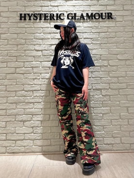 「フレアパンツ」｜「アイテム（パンツ、グリーン系）」を使った、SUZUKIさん（レディース・150cm）の夏コーディネート