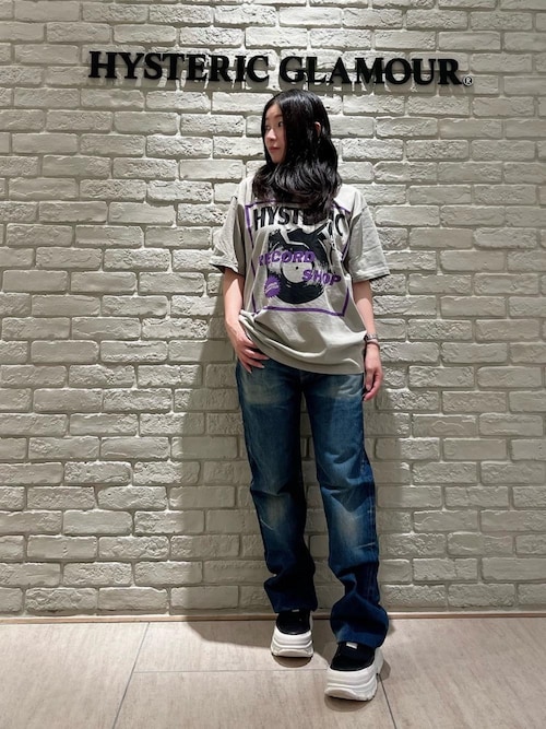 ヒステリックグラマー　デニム HYSTERIC GLAMOUR ジーンズ TYPE LOGO ローライズスリム