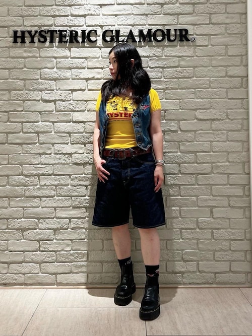 hysteric glamour SWEET SOUNDS チビTシャツ HYSTERIC GLAMOUR tシャツ SWEET SOUNDS チビTシャツ レディース