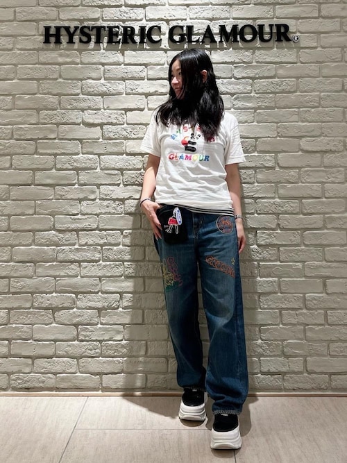 EXQUISITE J made in ITALY リス刺繍　レザー黒　ハンド VIXEN LINE刺繍 レザーウォレット（財布）｜HYSTERIC GLAMOUR