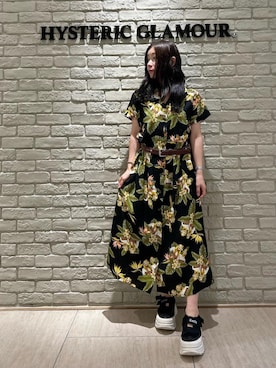 「アイテム（ベルト）」を使った、SUZUKIさん（レディース・150cm）の夏コーディネート