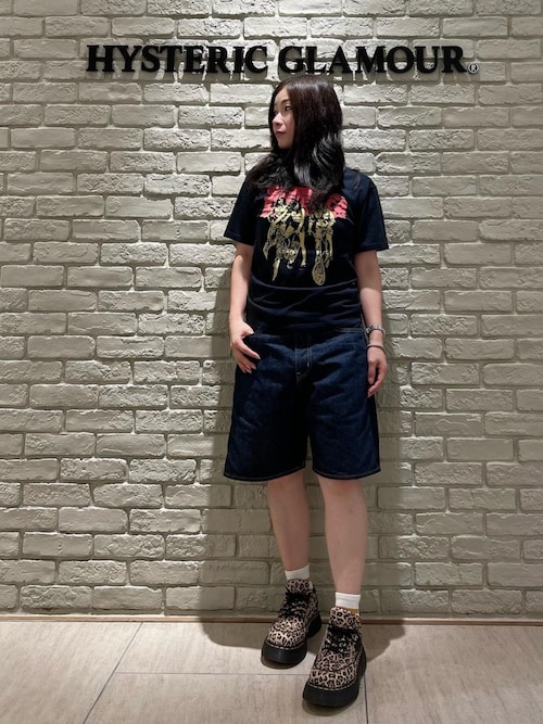 新作♡ヒステリックグラマー♡HIT THE ROAD チビTシャツ HIT THE ROAD チビTシャツ|HYSTERIC GLAMOUR WOMEN | HYSTERIC