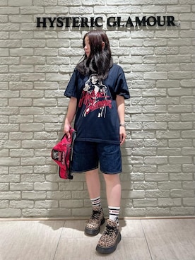 「アイテム（ソックス/靴下、ブルー系）」を使った、SUZUKIさん（レディース・150cm）の夏コーディネート