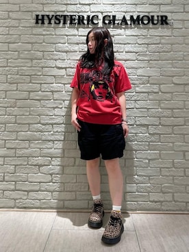 「アイテム（カーゴパンツ）」を使った、SUZUKIさん（レディース・150cm）の夏コーディネート