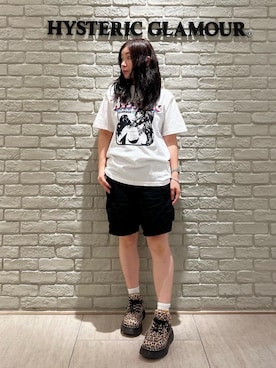 「アイテム（カーゴパンツ）」を使った、SUZUKIさん（レディース・150cm）の夏コーディネート
